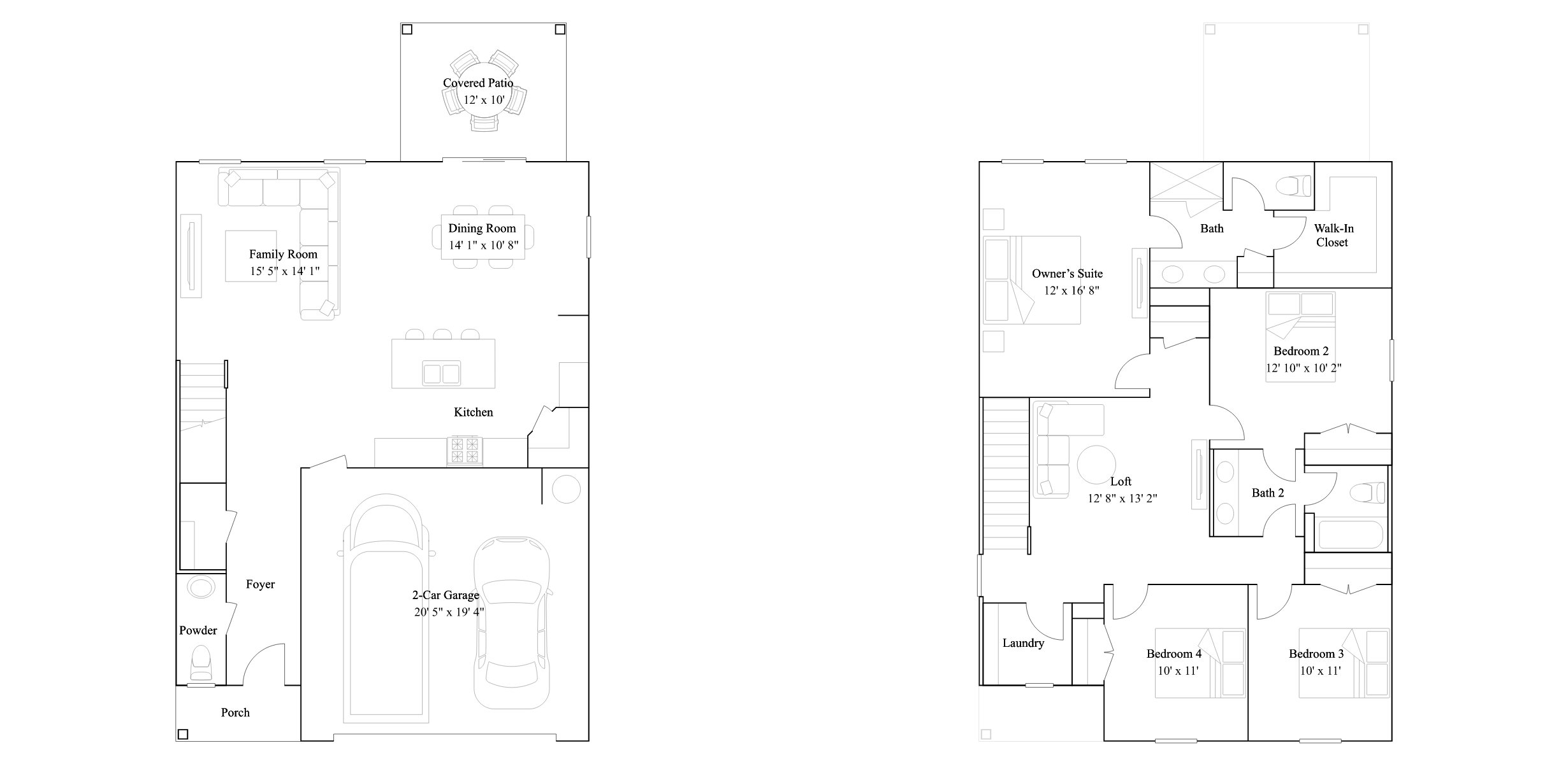 The Hontoon floor plan