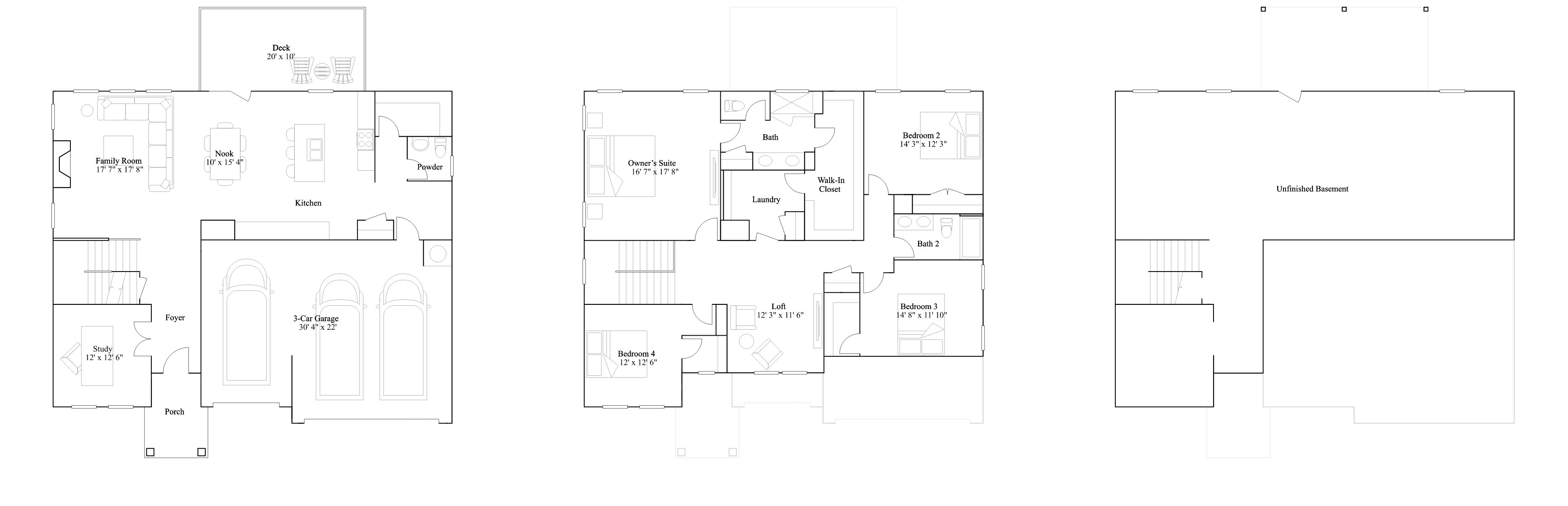The Oostanaula floor plan