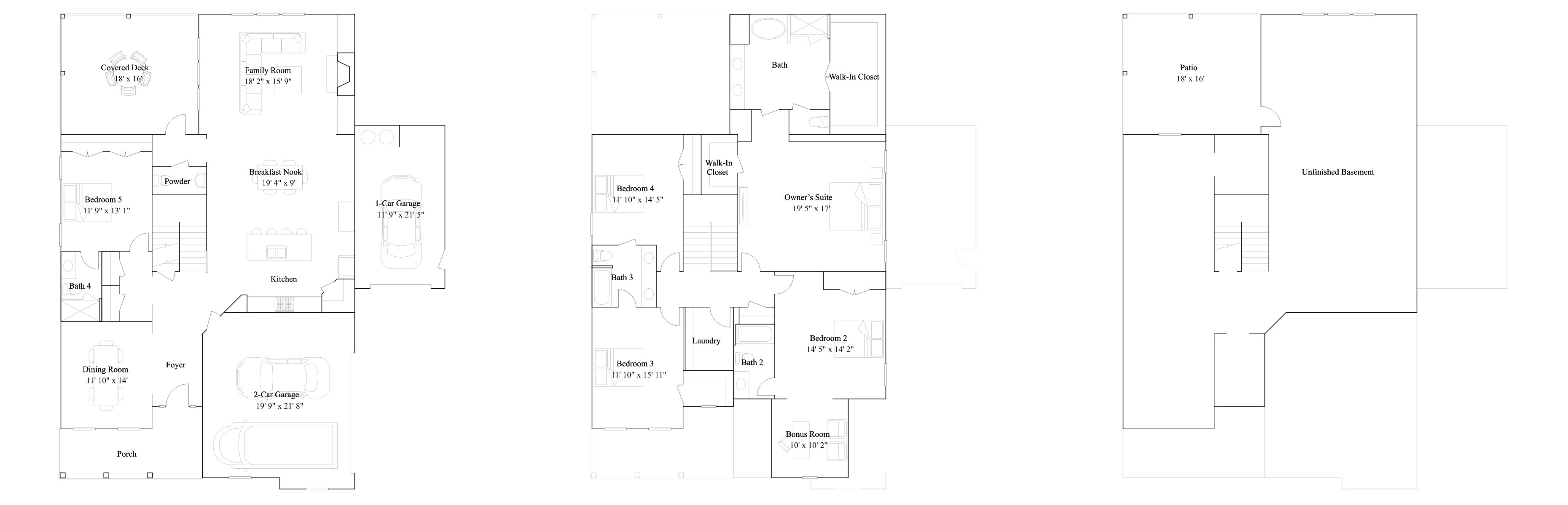 The Honeymoon floor plan