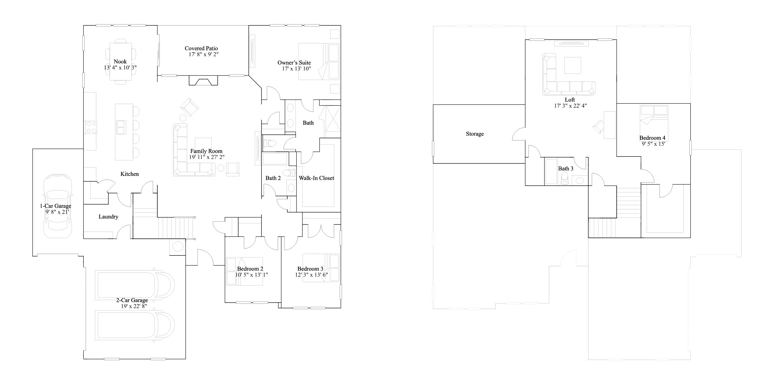 The Alcovy floor plan