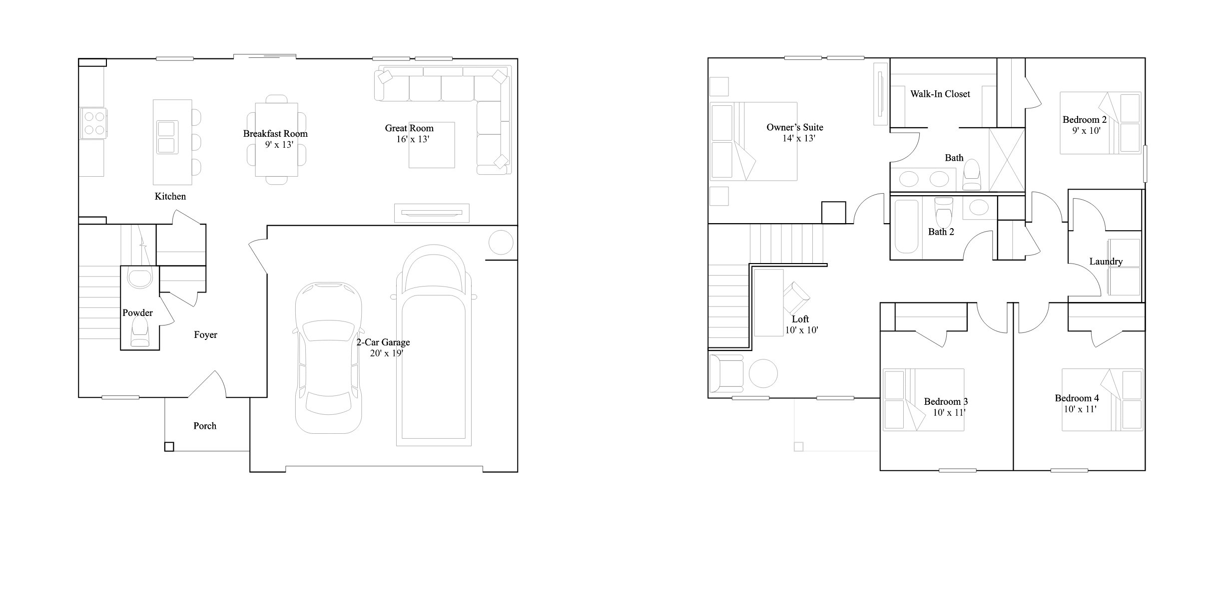The Mizzen floor plan