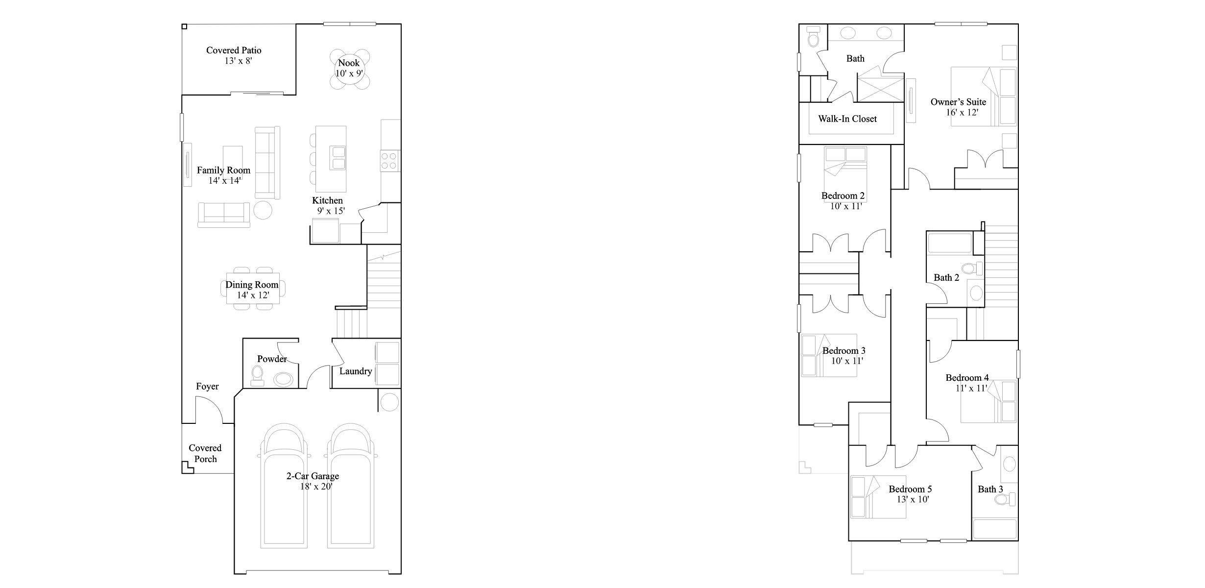 The Anclote floor plan