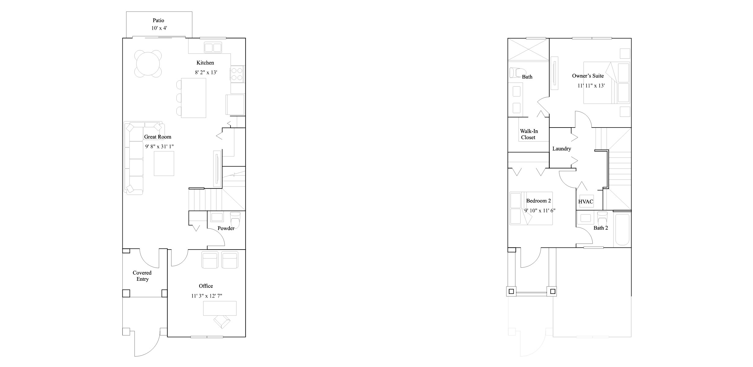 The Colocasia floor plan