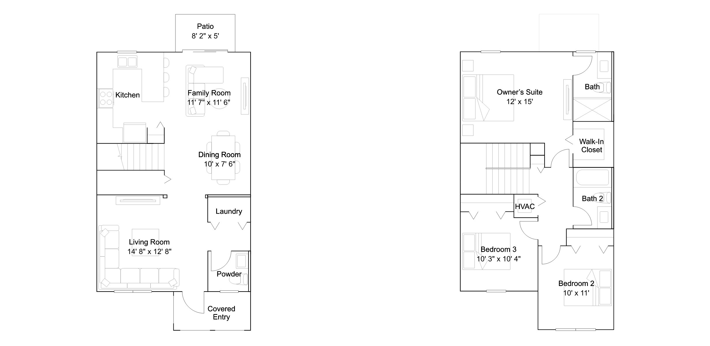 The Allatoona floor plan