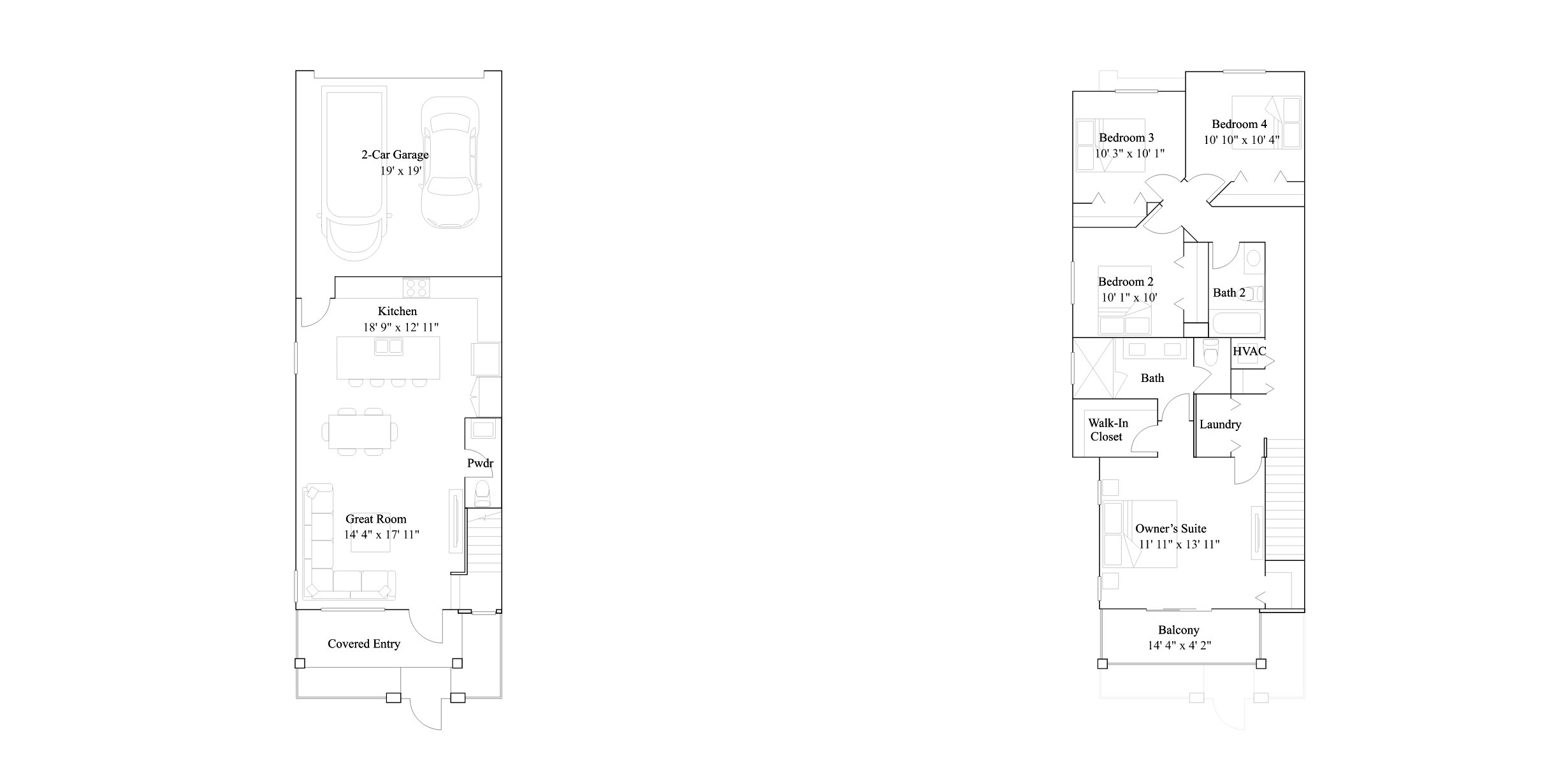 The Himalia floor plan