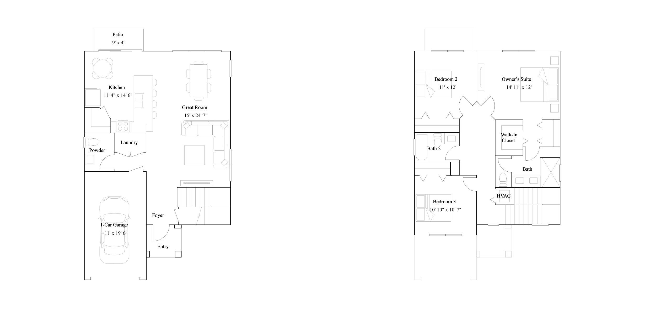 The Amalthea floor plan