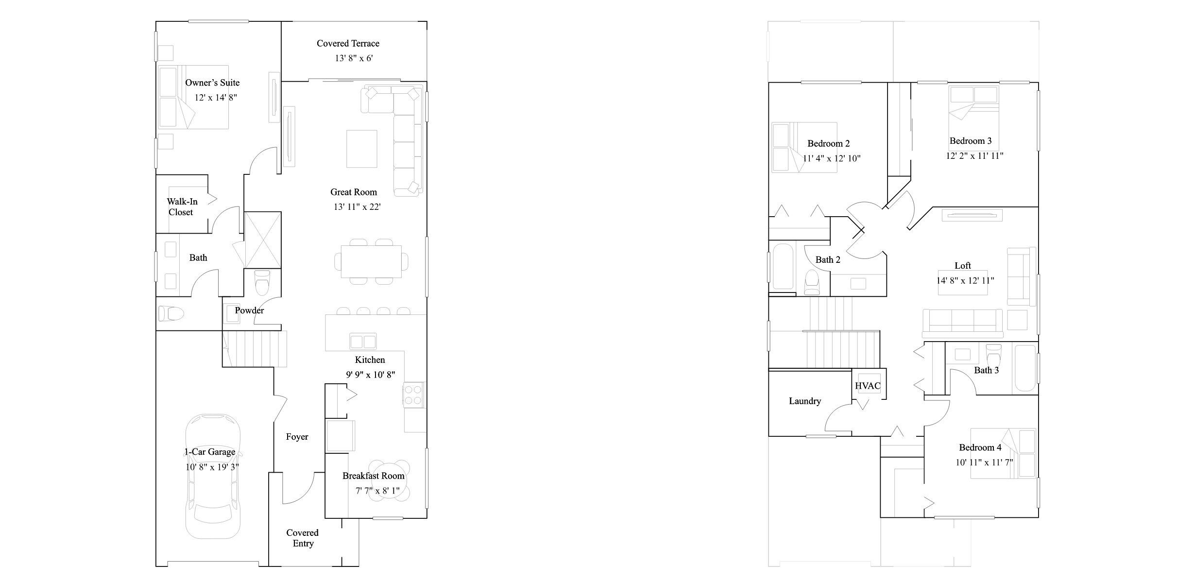 The Vesta floor plan