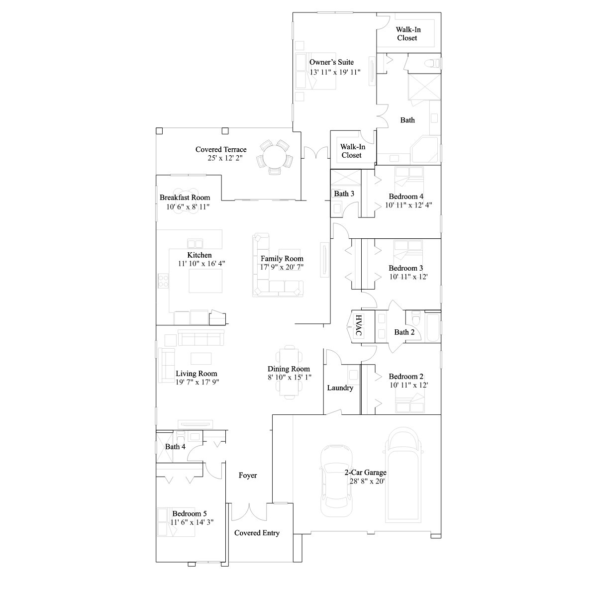 The Pulsar floor plan