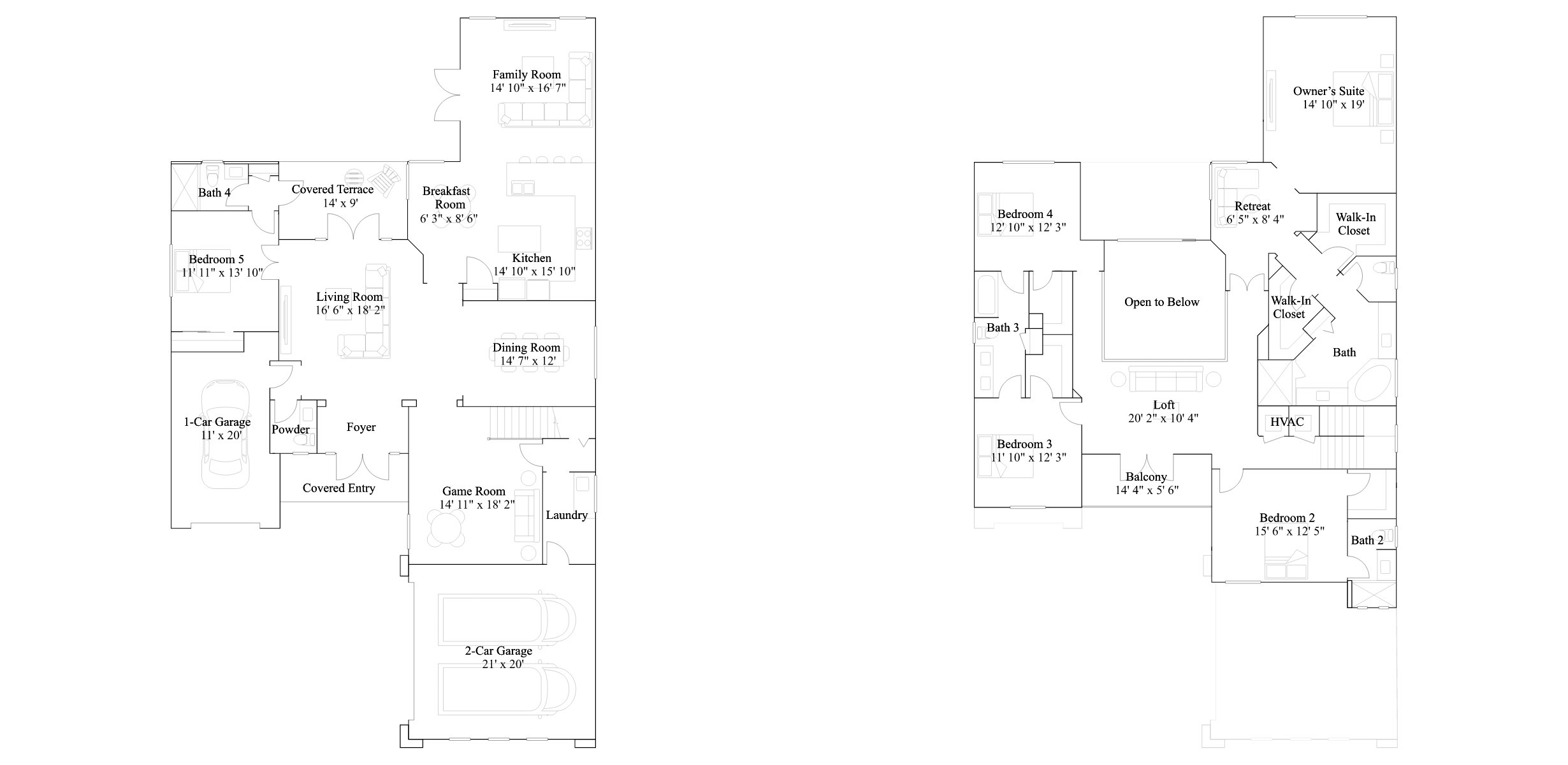 The Nightglow floor plan