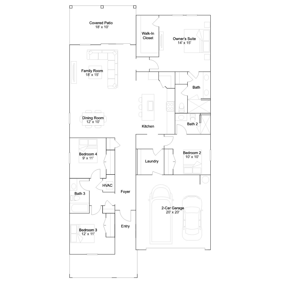 The Ostro floor plan