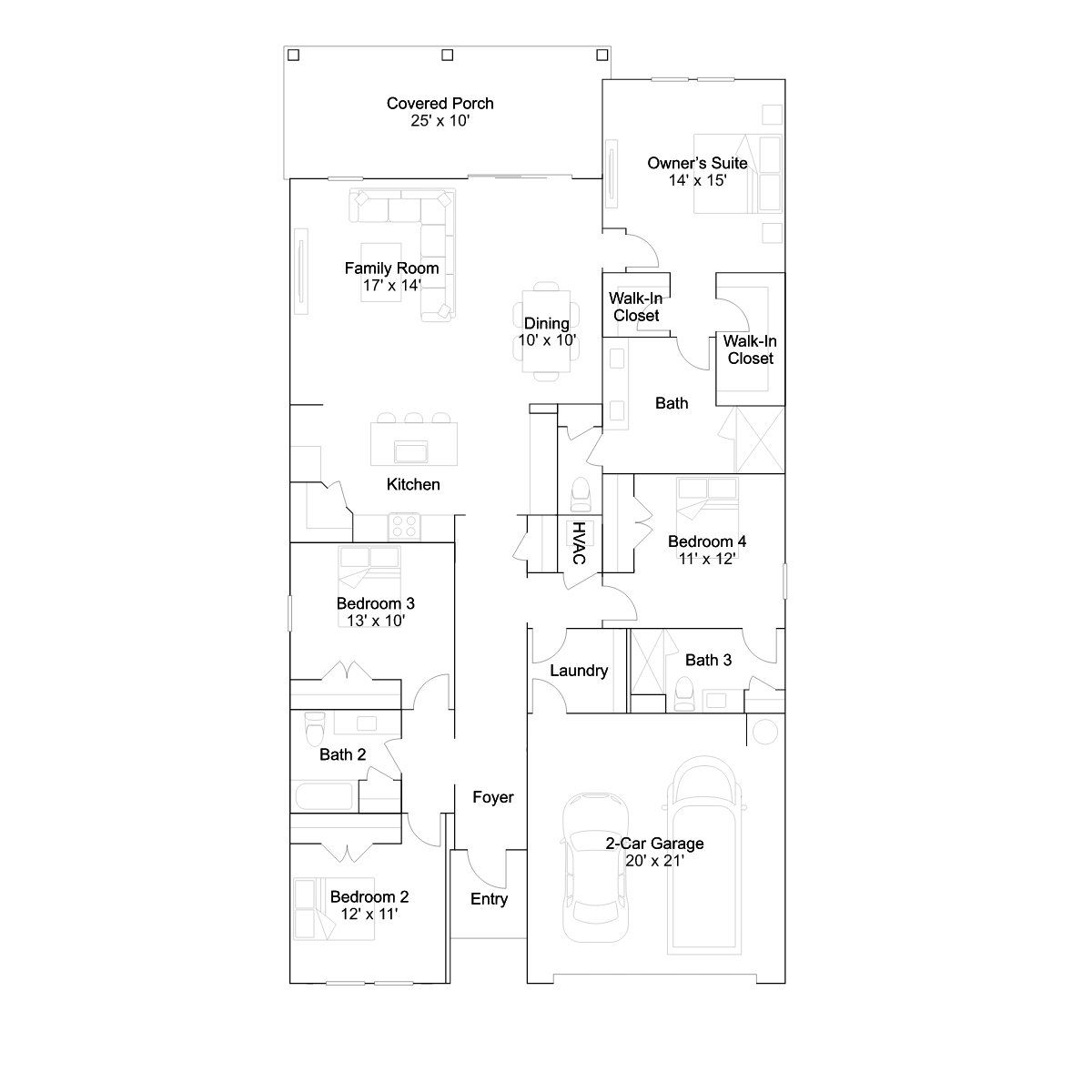 The Sepia floor plan