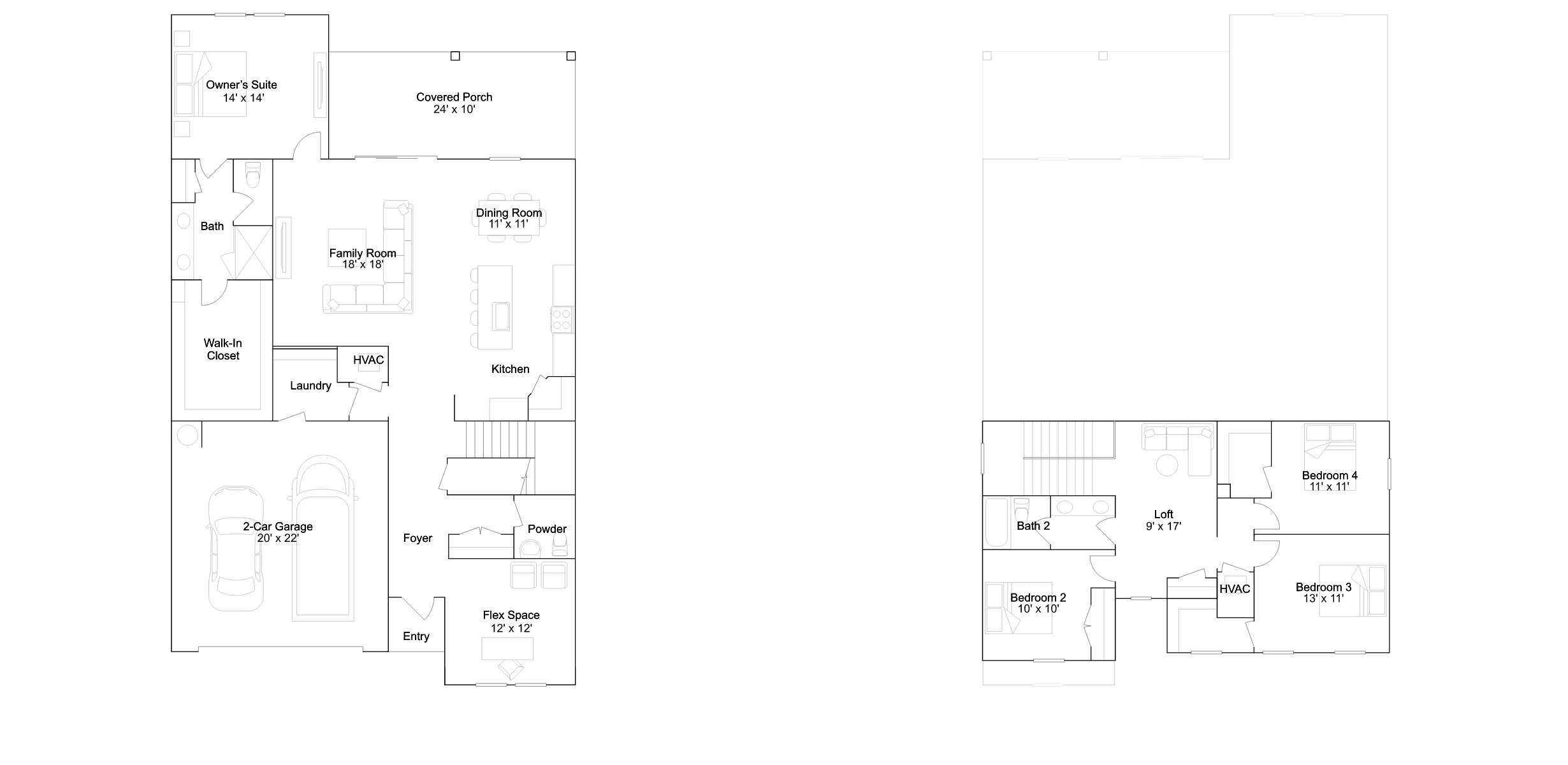 The Chambray floor plan