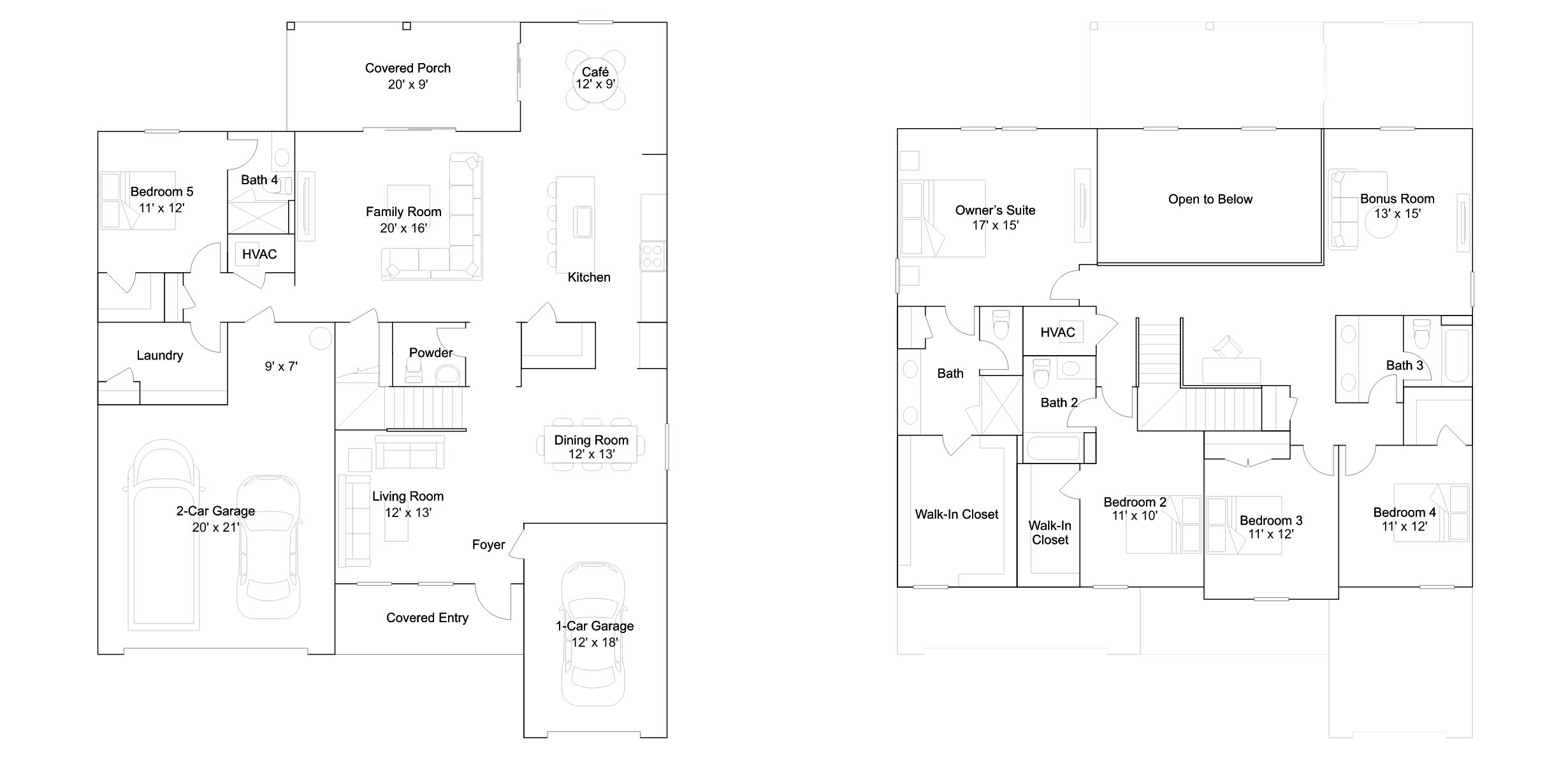 The Angel Wing floor plan
