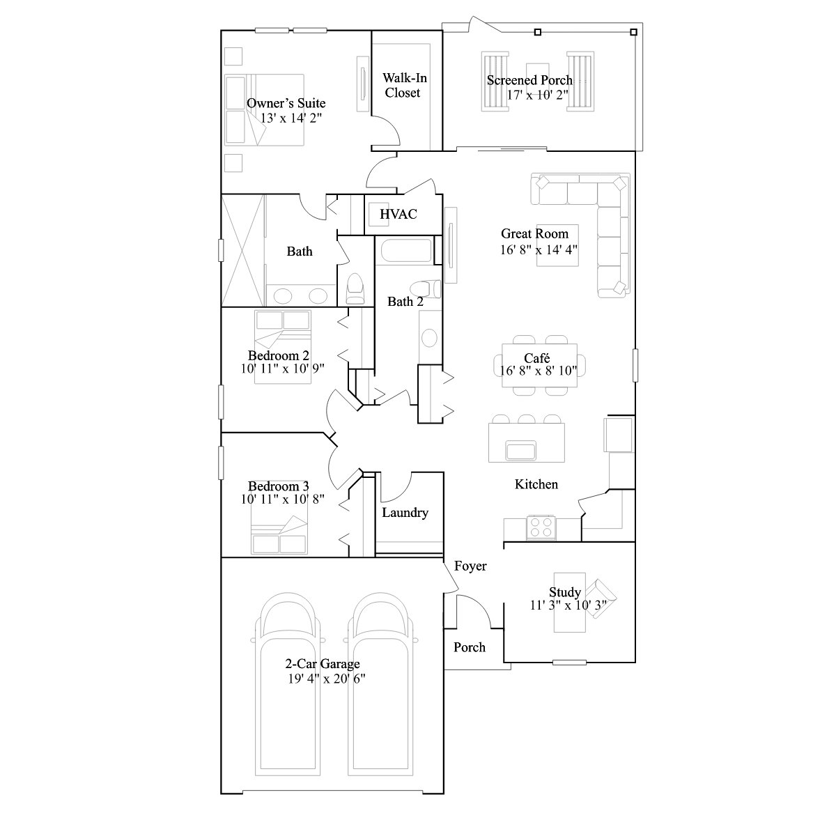 The Capstan floor plan