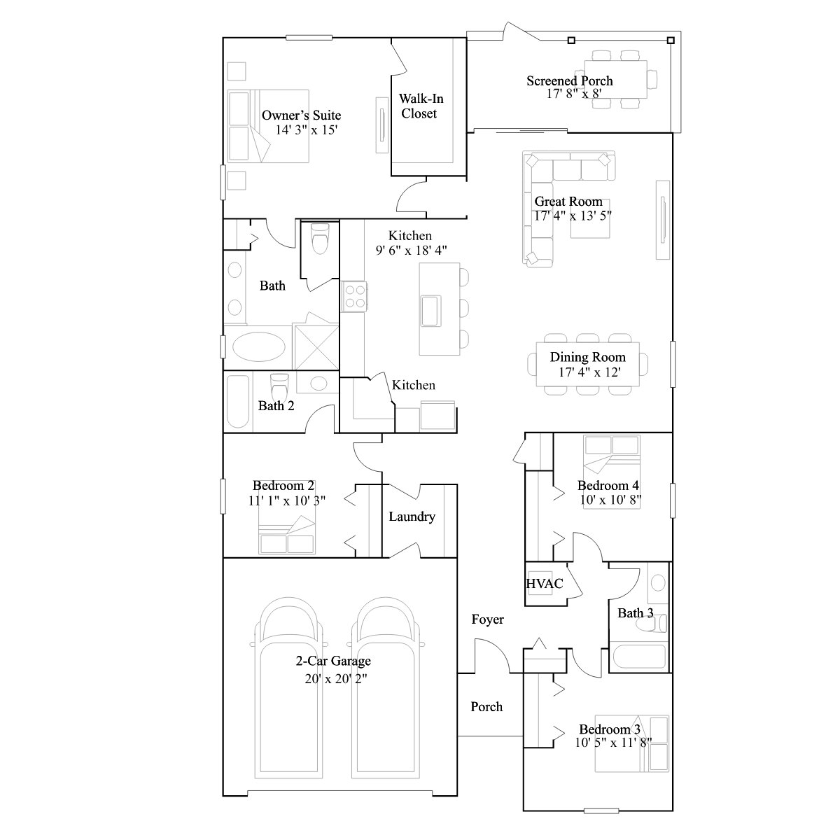 The Lanyard floor plan