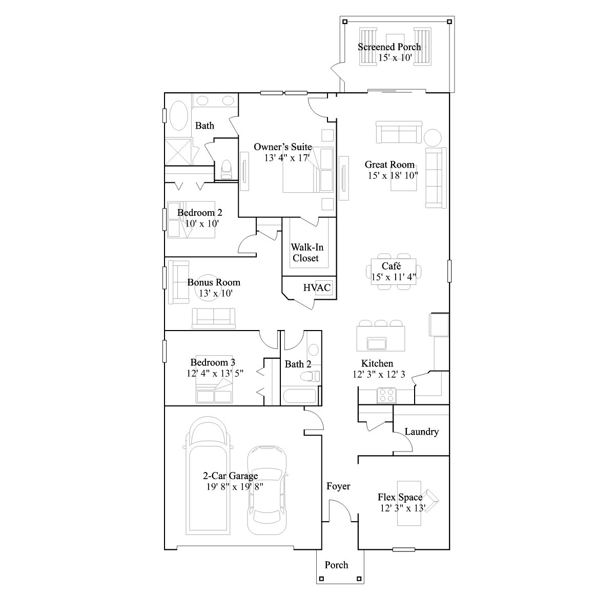 The Yardarm floor plan