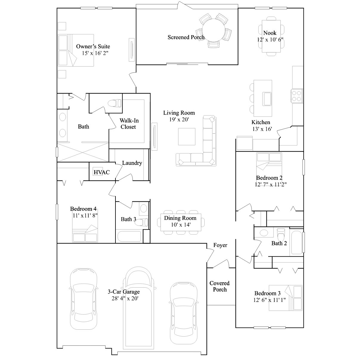 The Semaphore floor plan