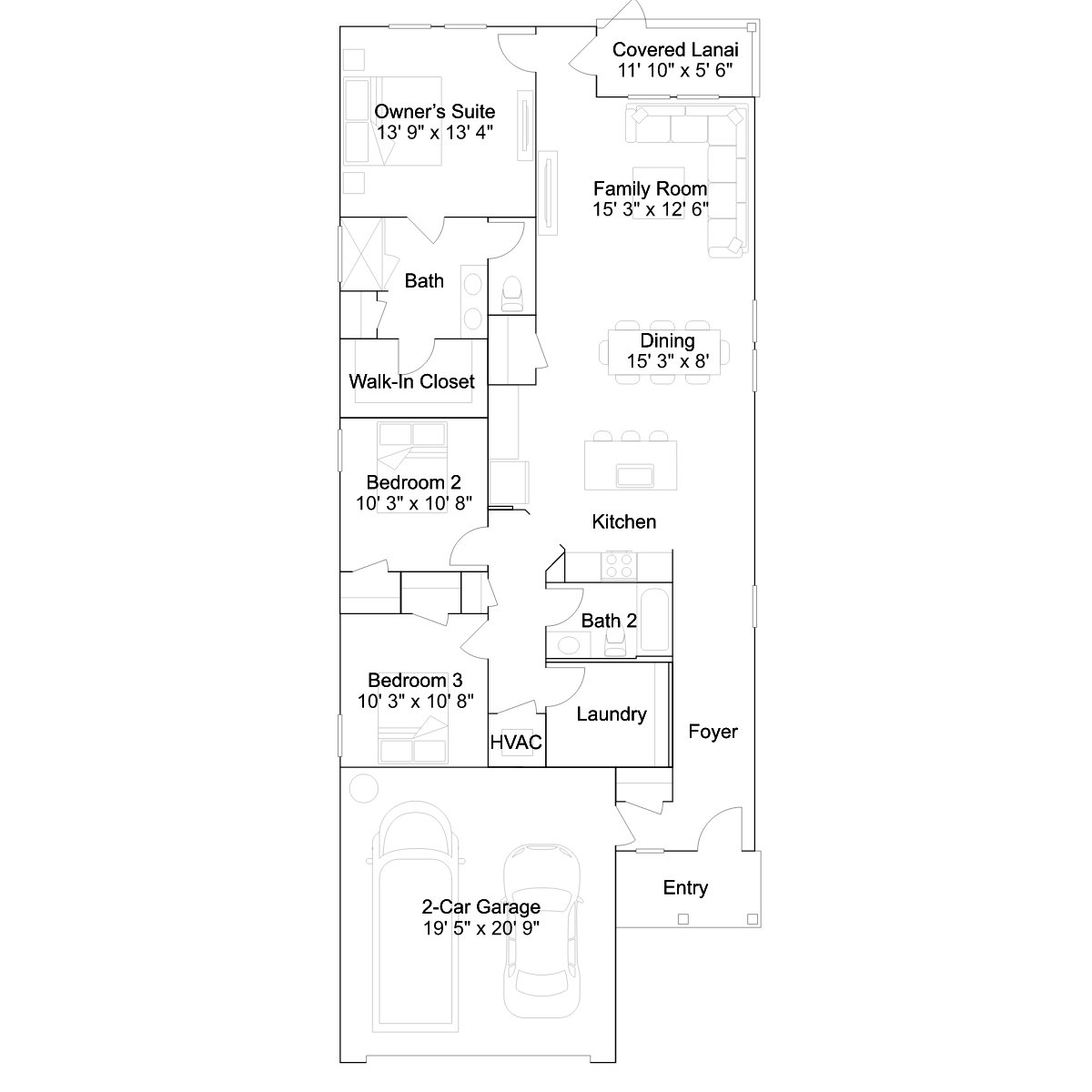 The Murrelet floor plan