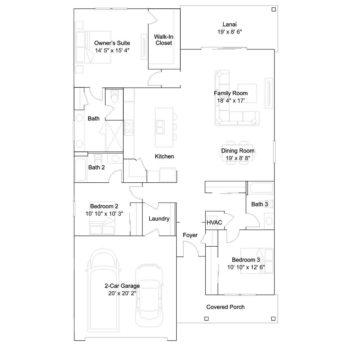 The Thistledown floor plan