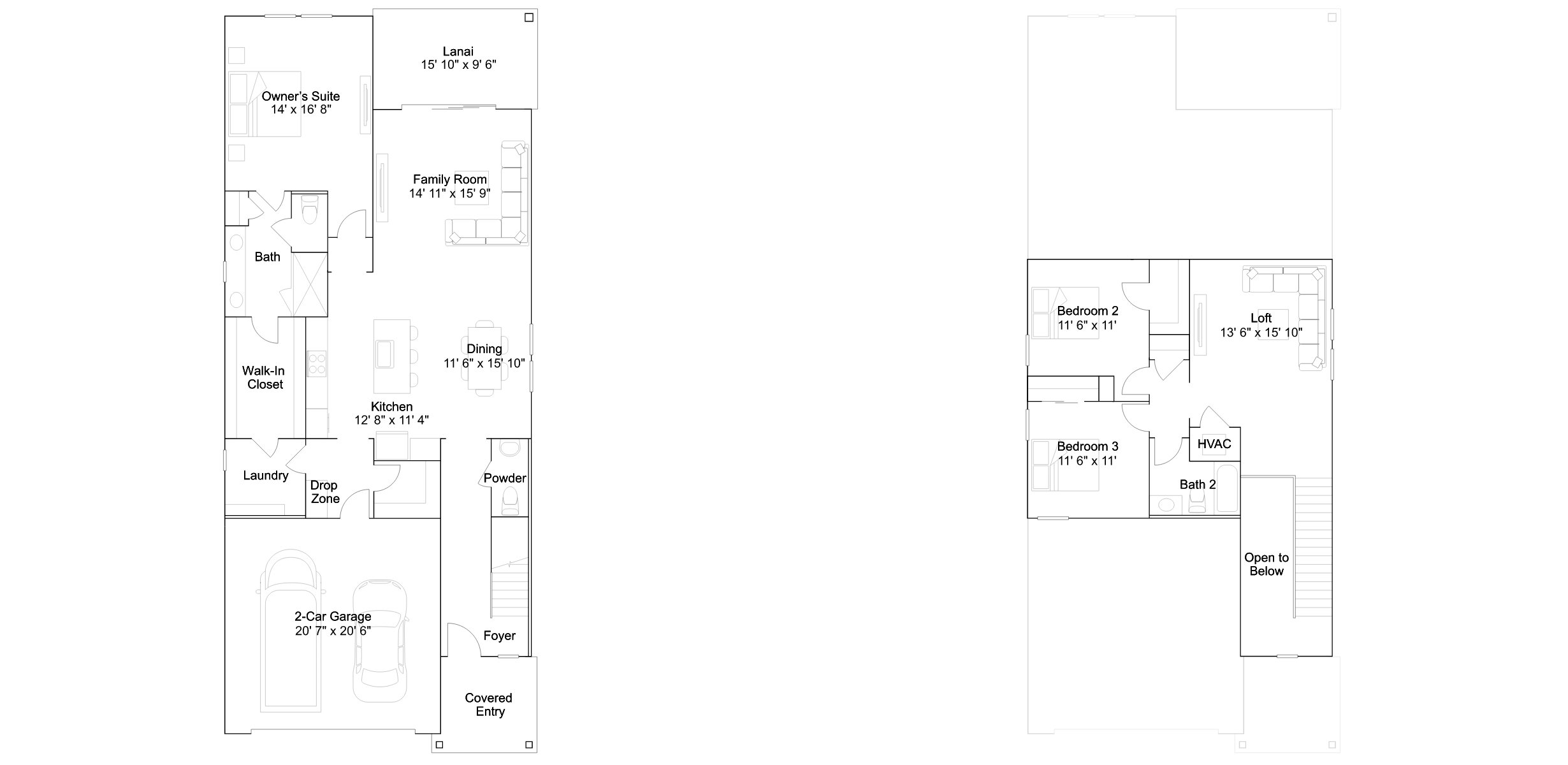 The Almandine floor plan