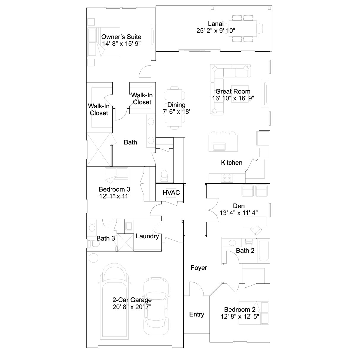 The Bobolink floor plan