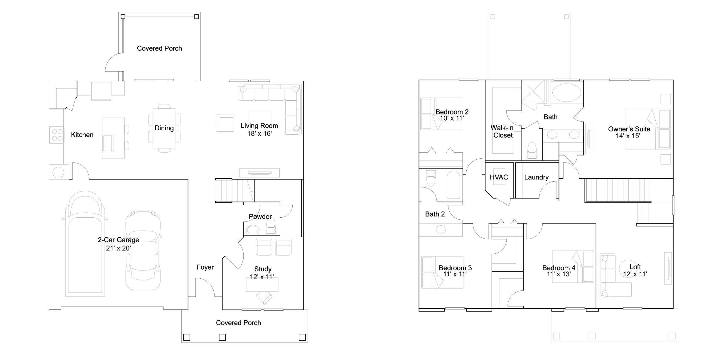 The Checkerspot floor plan