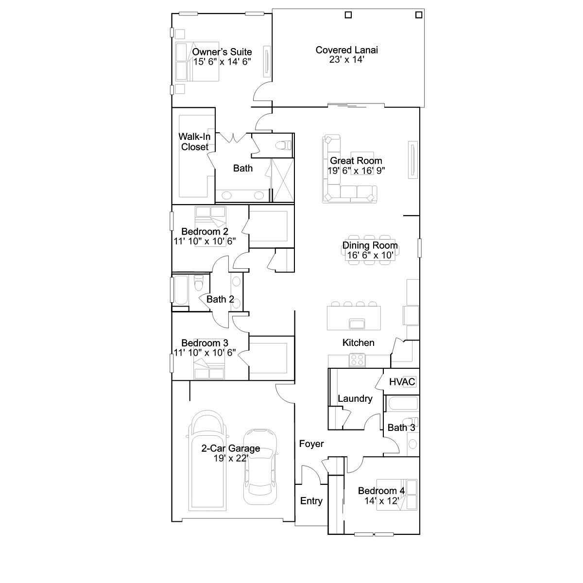 The Duskywing floor plan