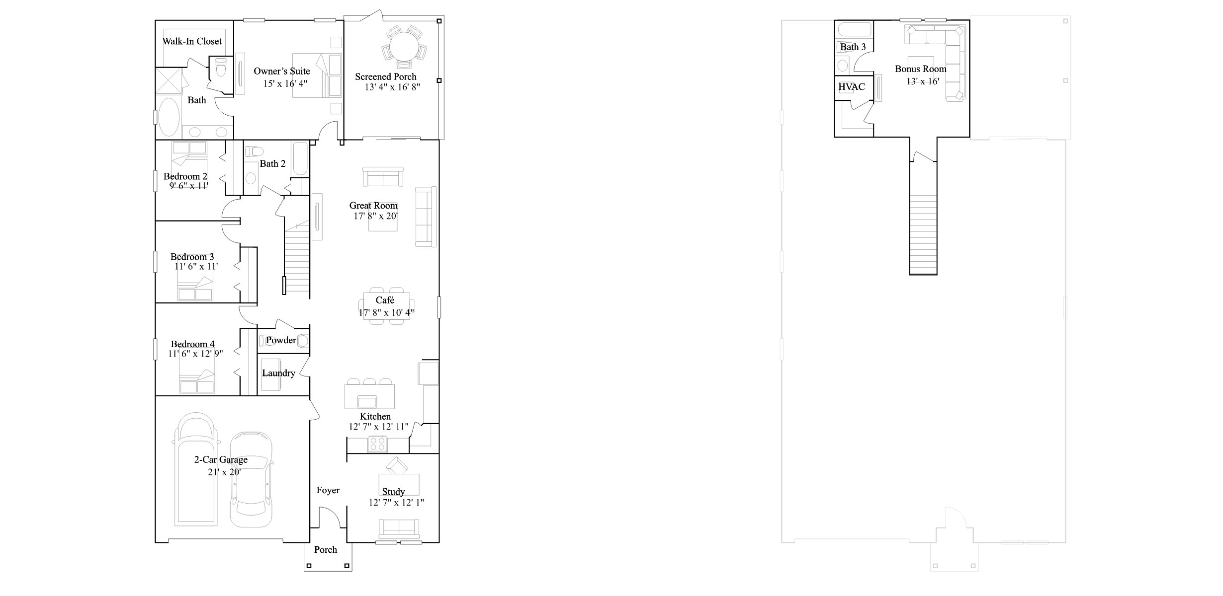 The Aralia floor plan