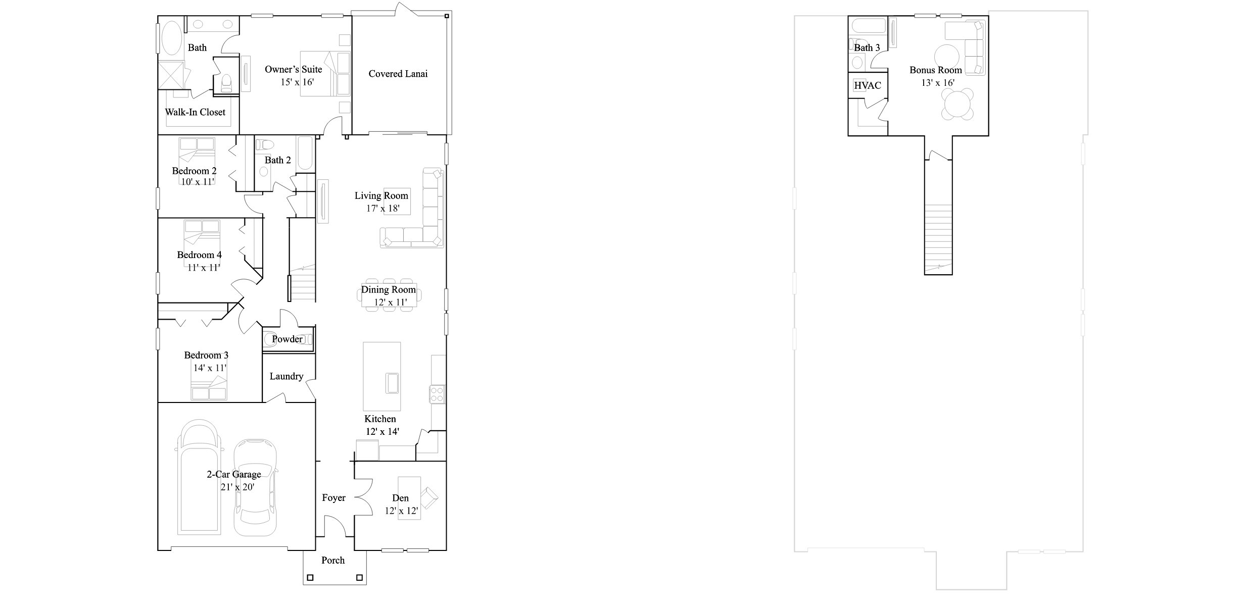 The Pickerelweed floor plan