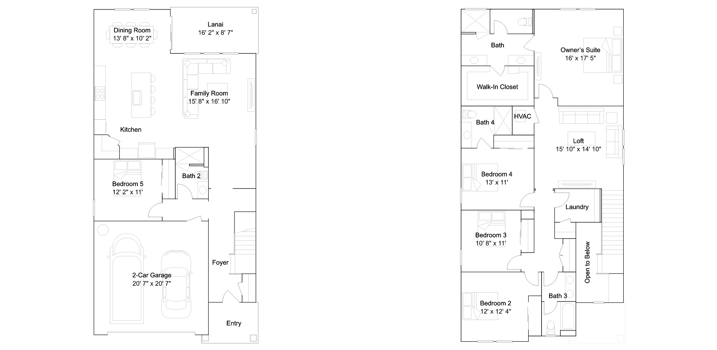 The Edelweiss floor plan
