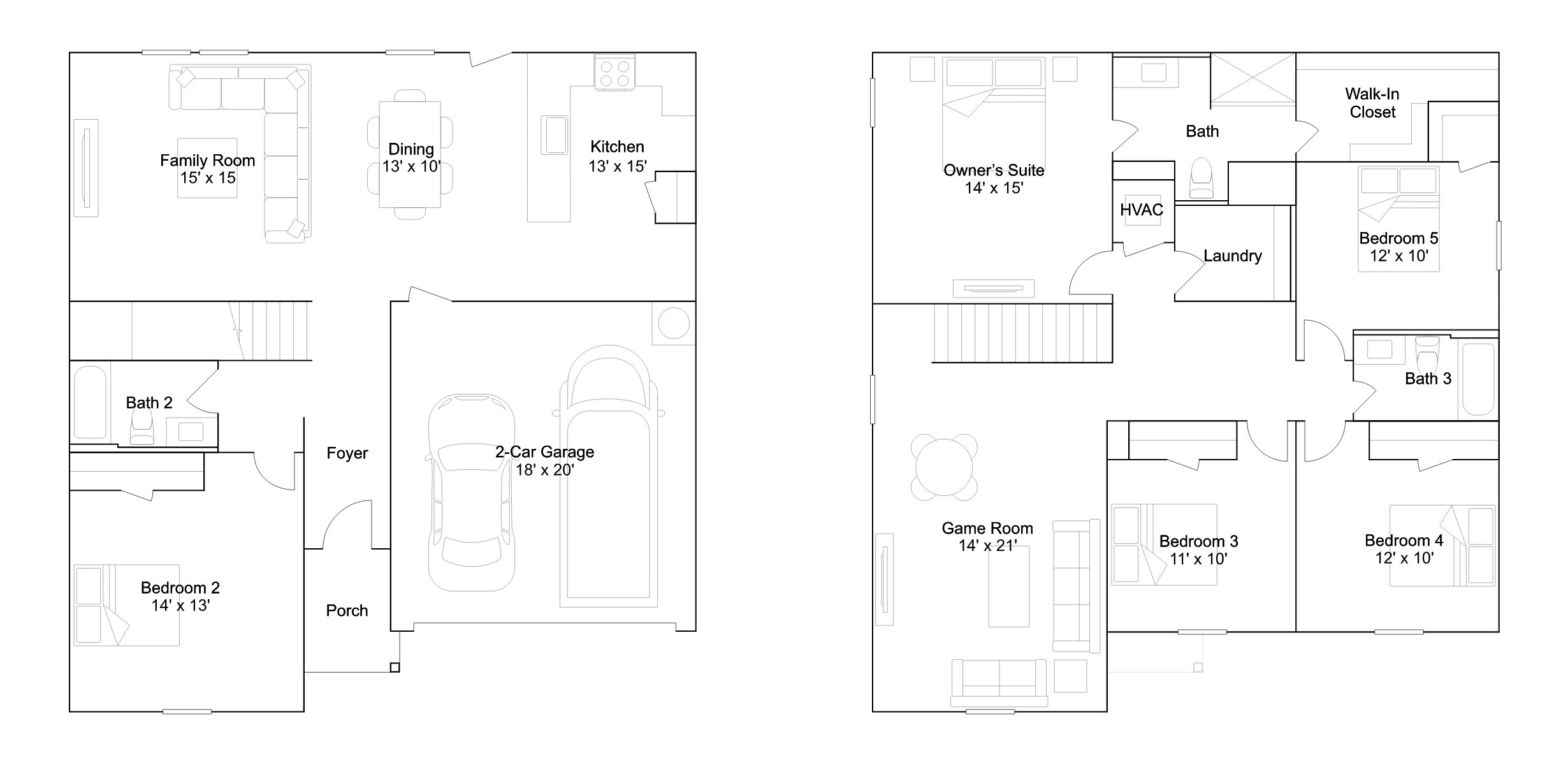 The Tamarillo floor plan