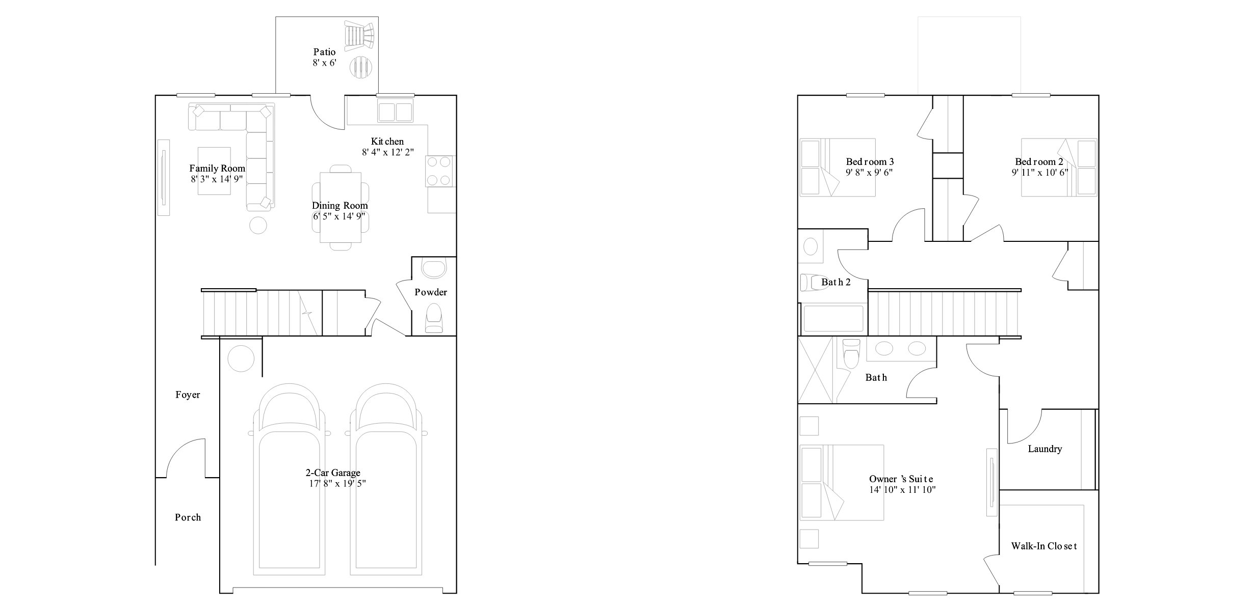 The Noonday floor plan