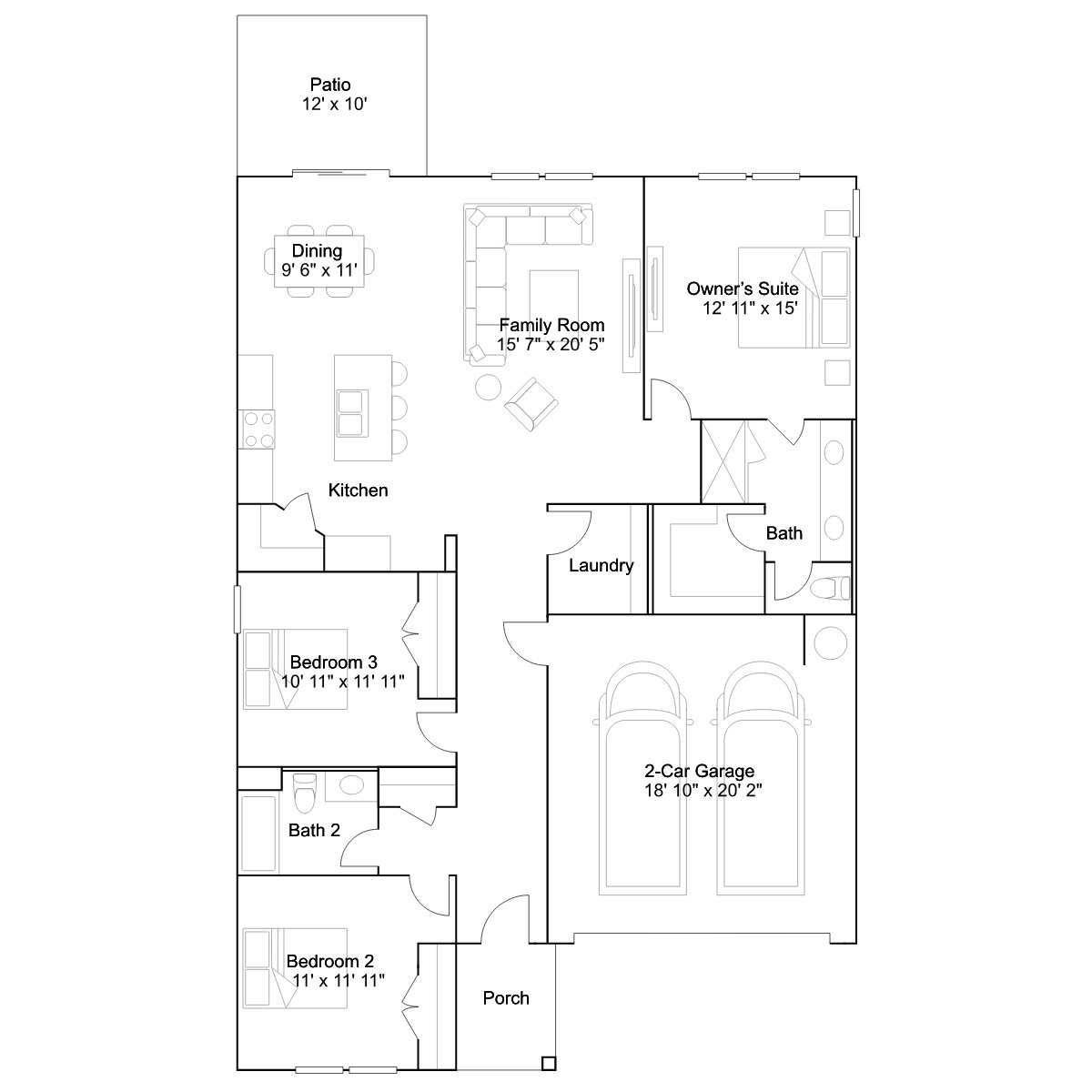 The Aubade floor plan