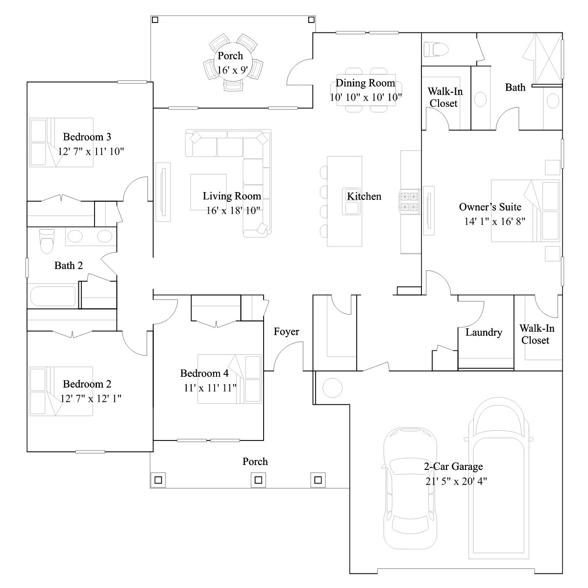 The Porthole floor plan