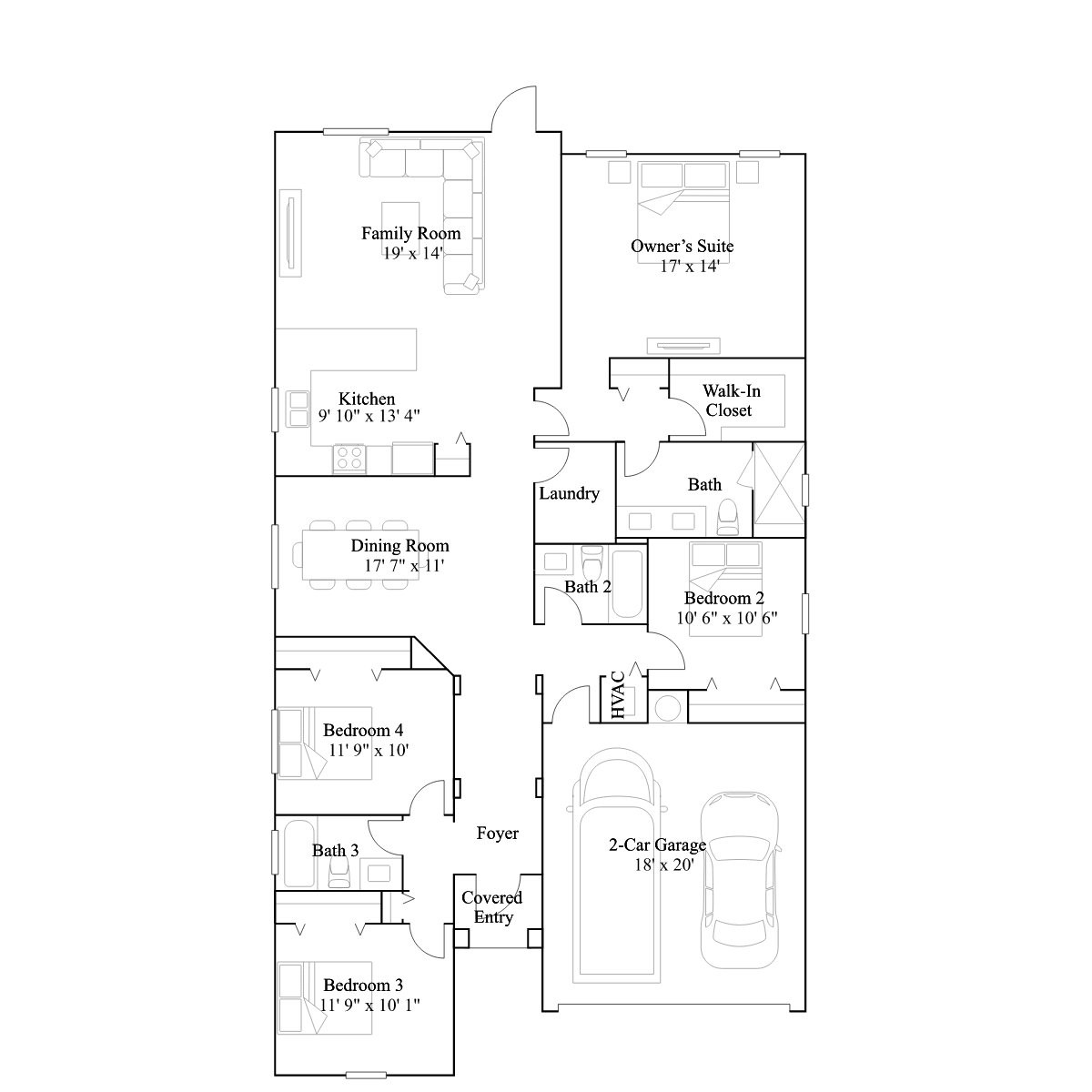 The Grotto floor plan