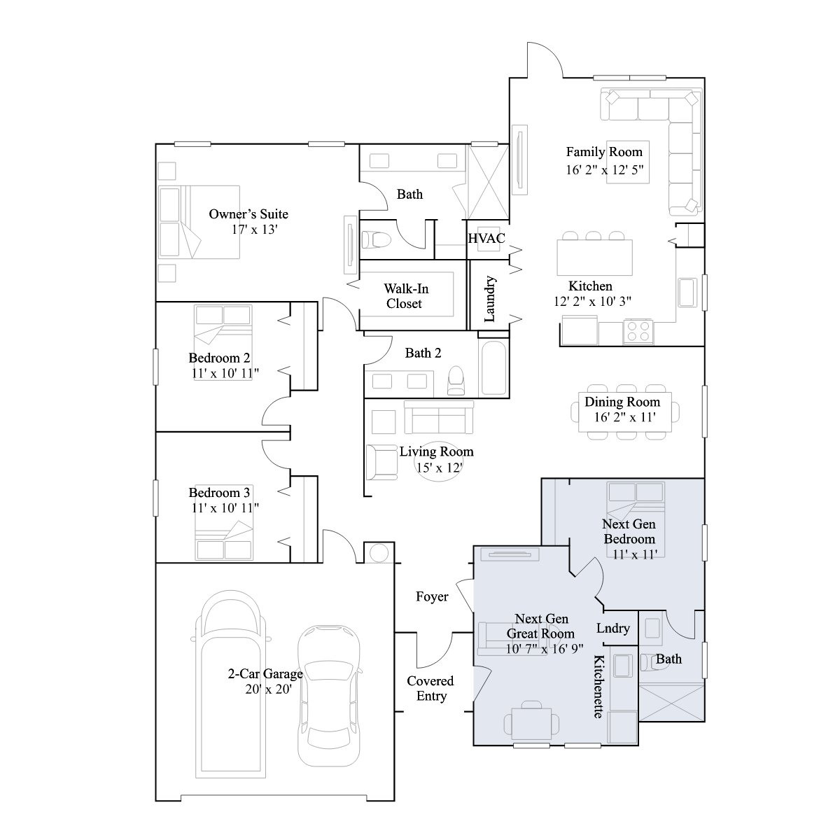 The Bumblebee floor plan