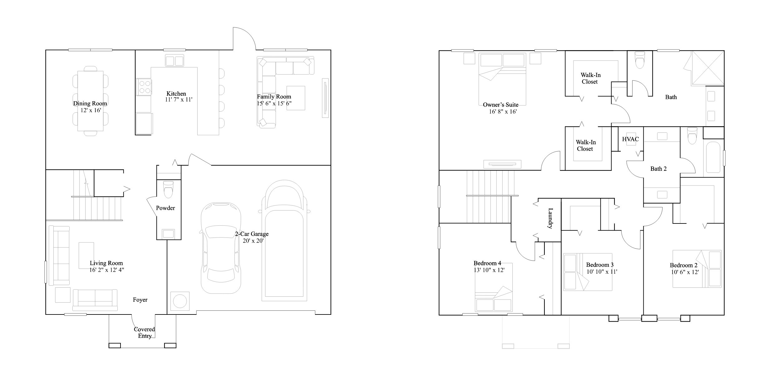 The Midsummer floor plan