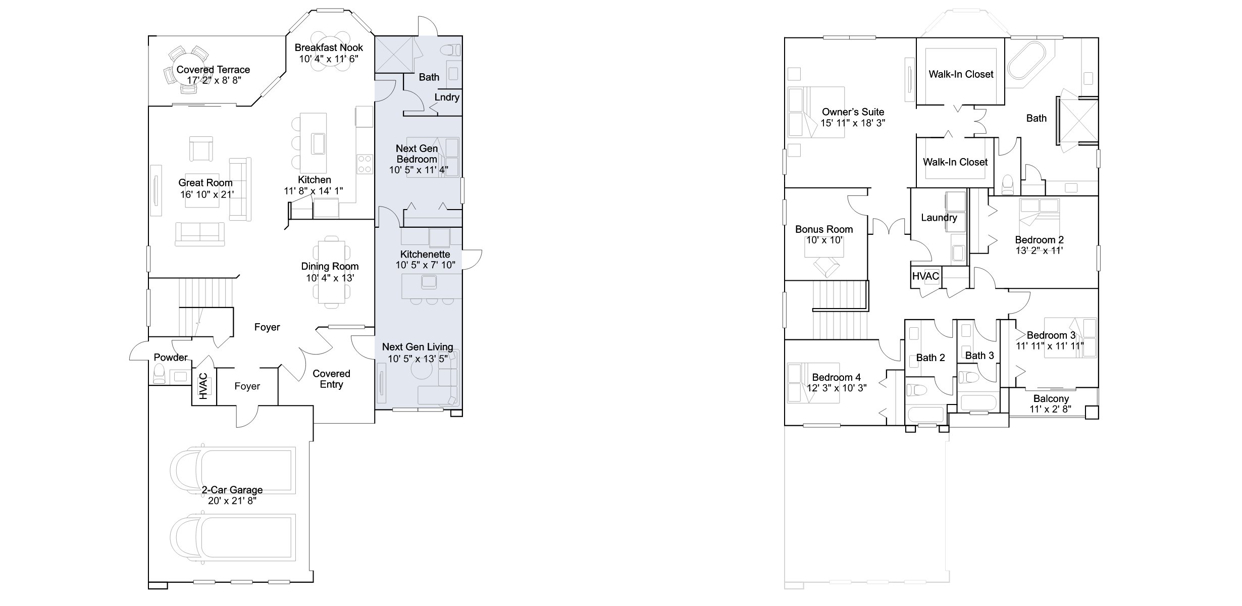 The Sunup floor plan