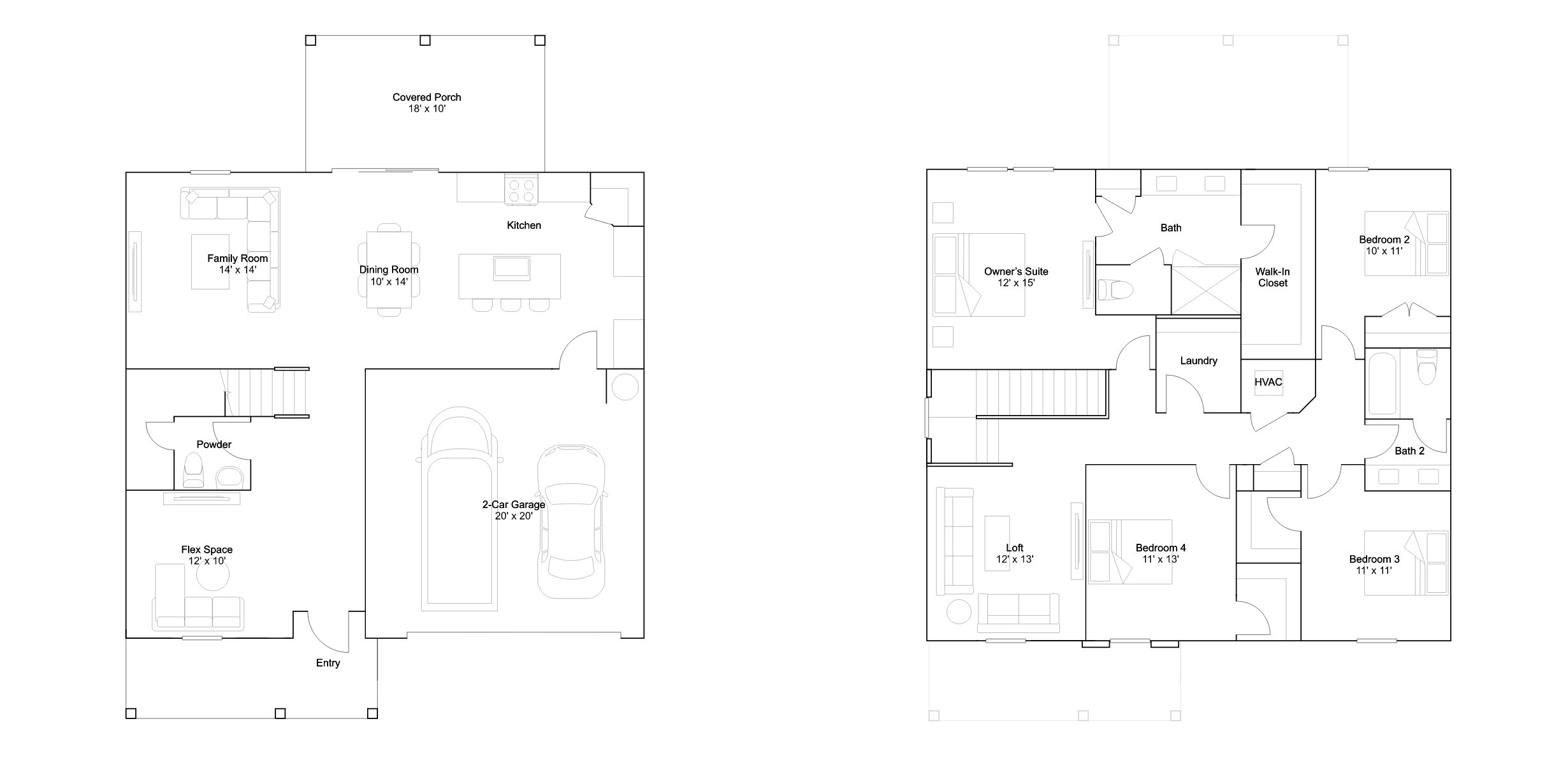The Grecale floor plan