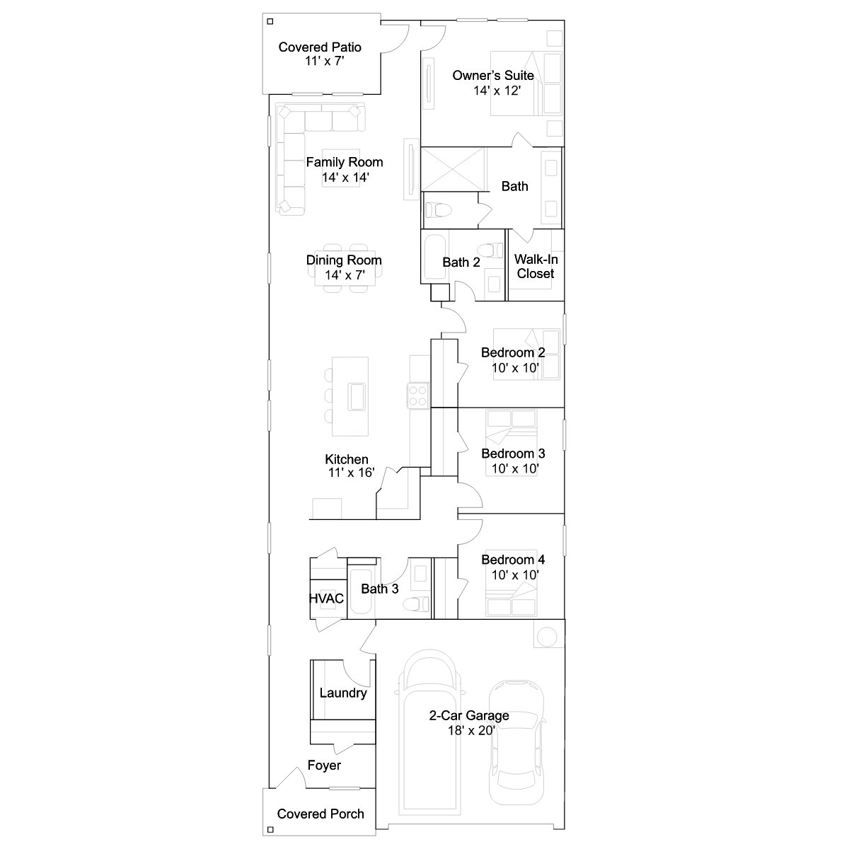 The Ametrine floor plan