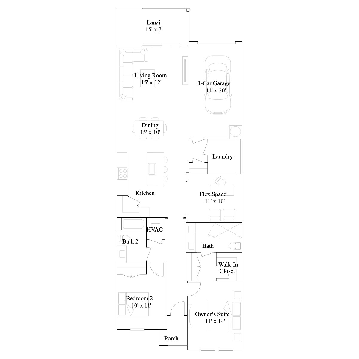 The Rose Grosbeak floor plan