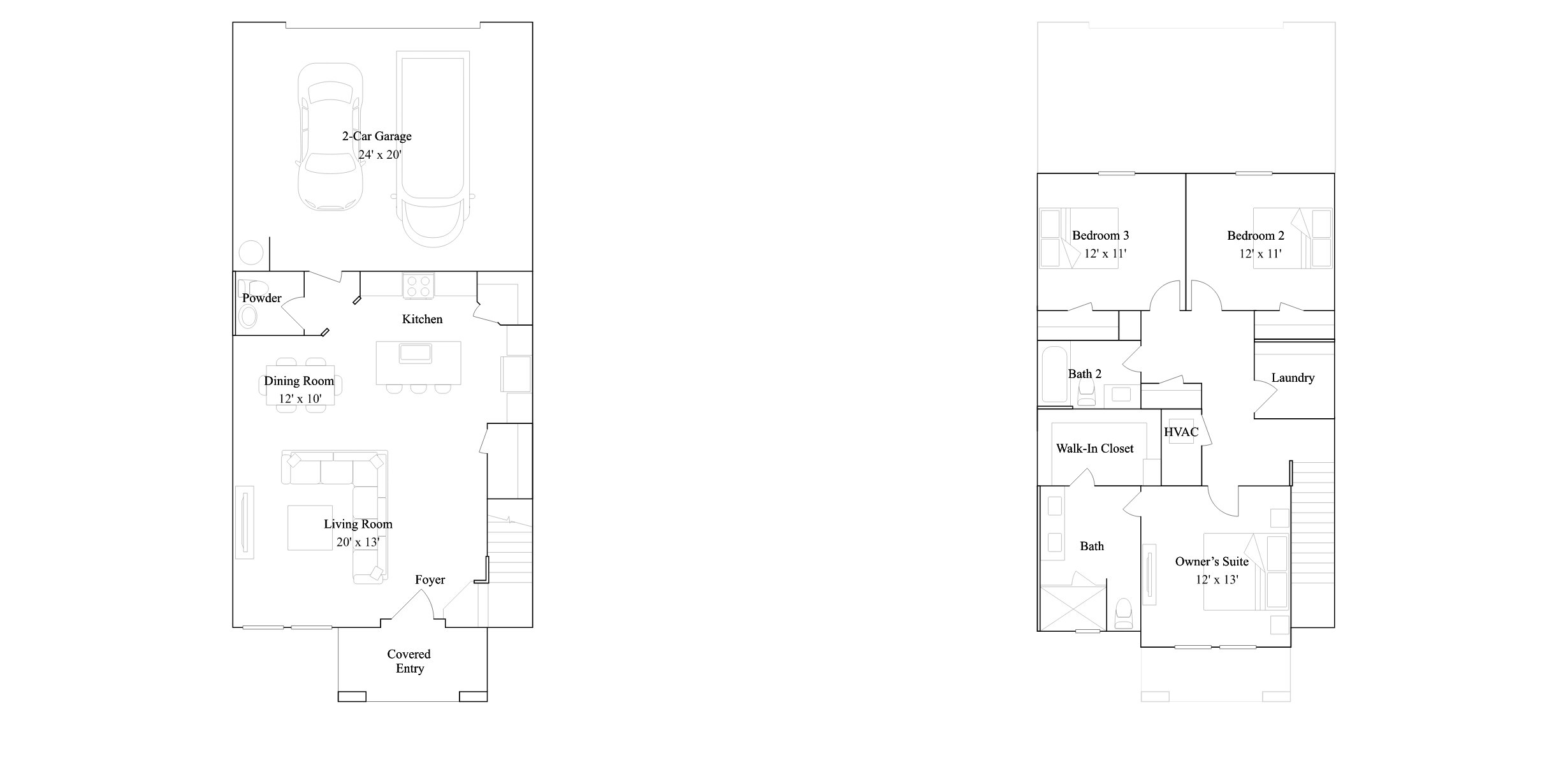 The Golden Warbler floor plan
