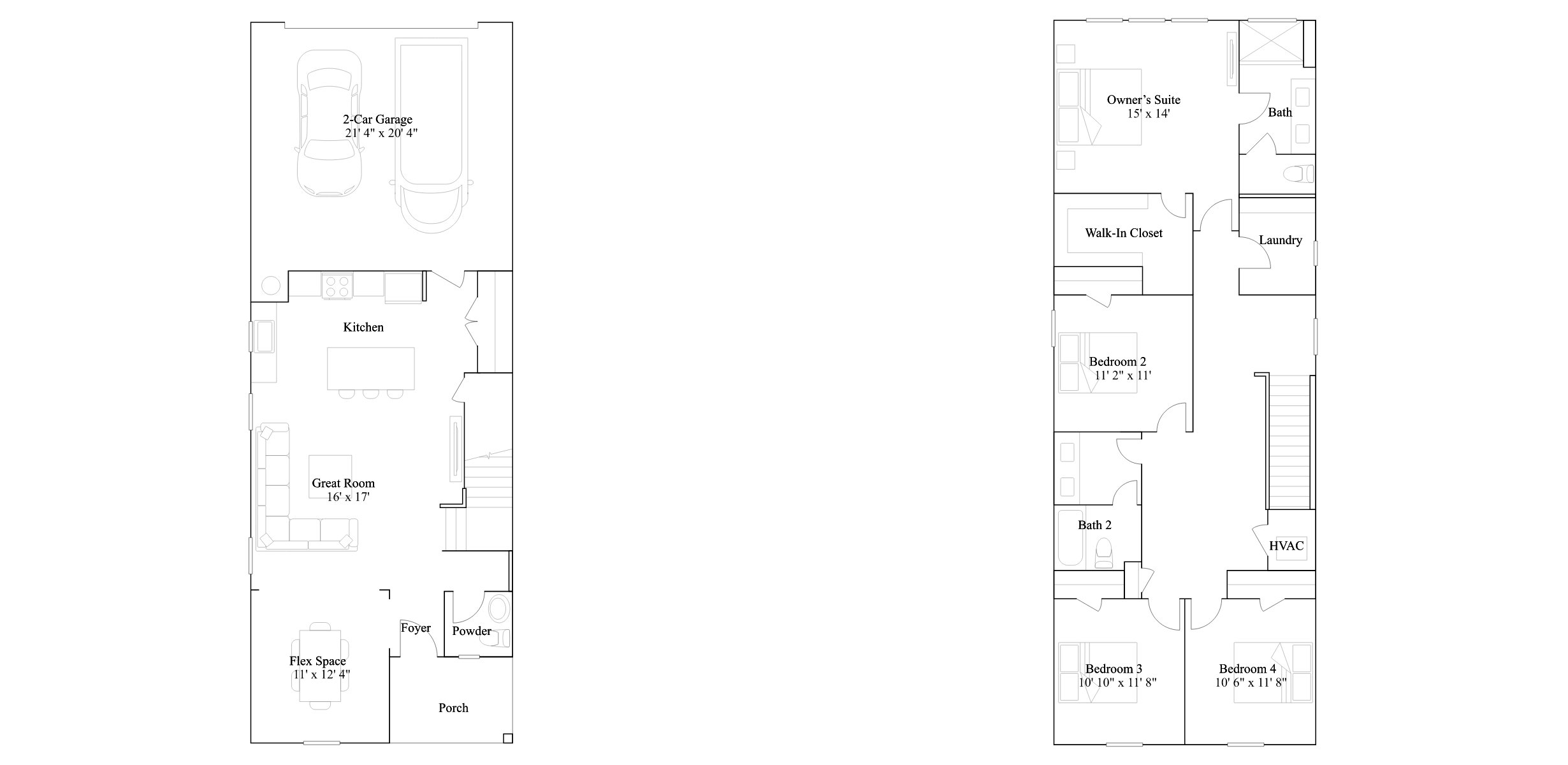 The Canoe floor plan