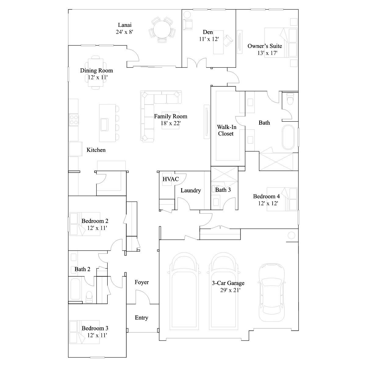 The Sundial Lupine floor plan