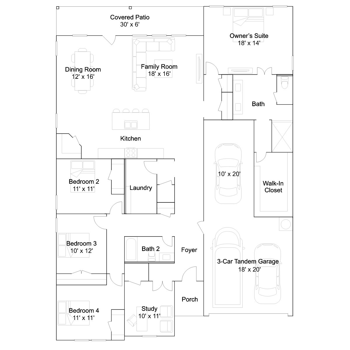 The Moon Shell floor plan