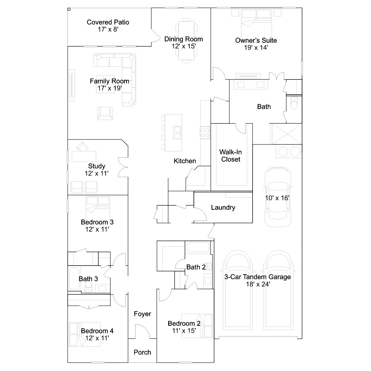 The Jingle Shell floor plan