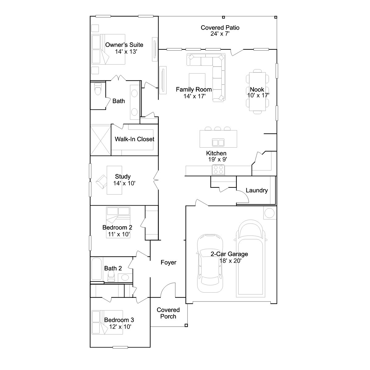 The Cypraea floor plan