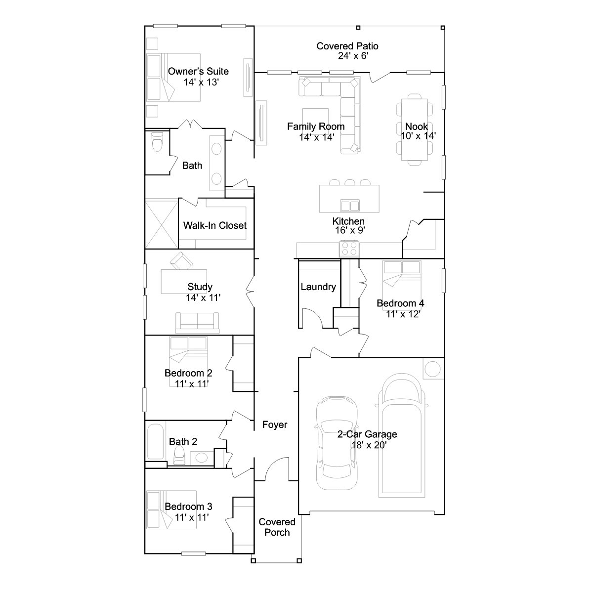 The Passionfruit floor plan
