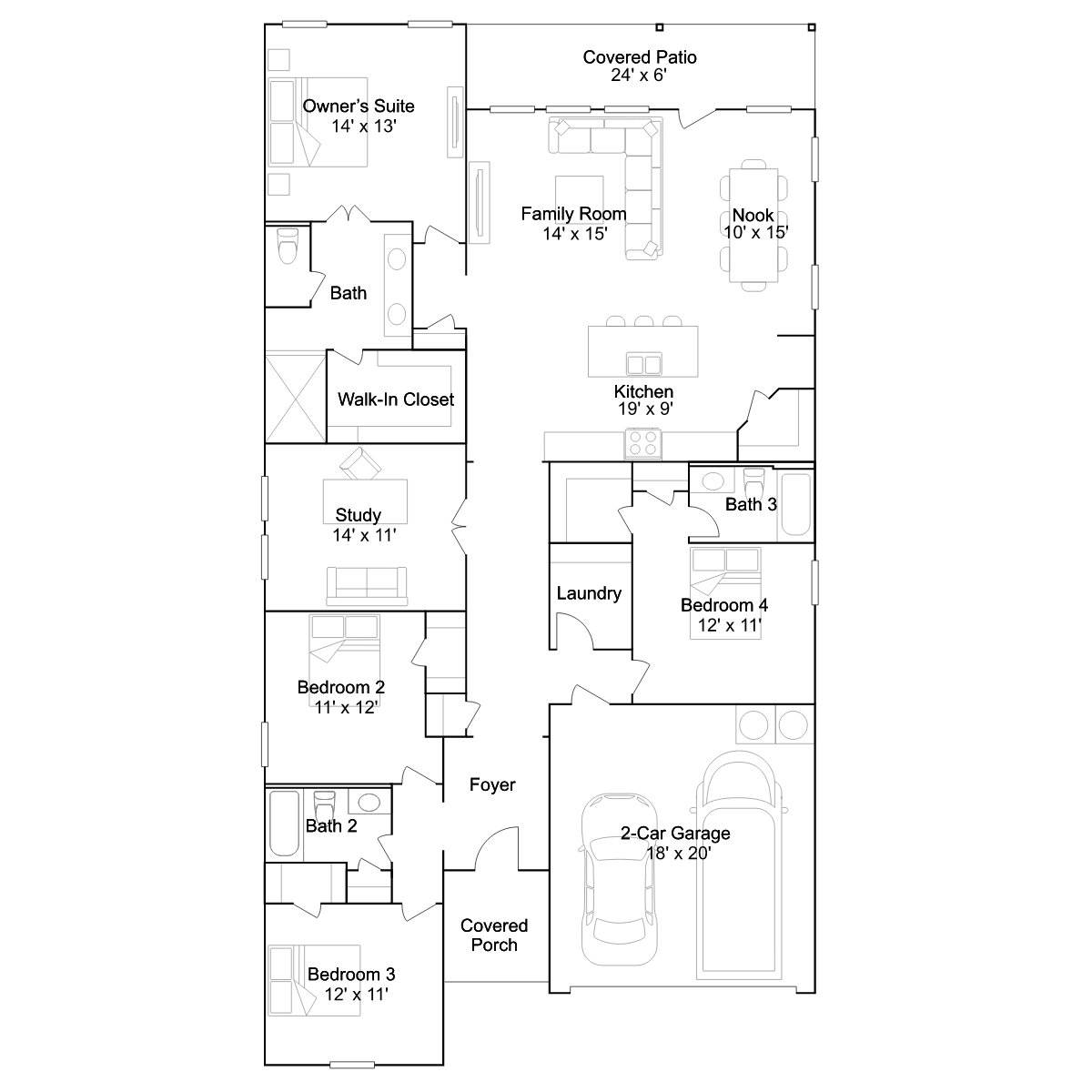 The Apricot floor plan