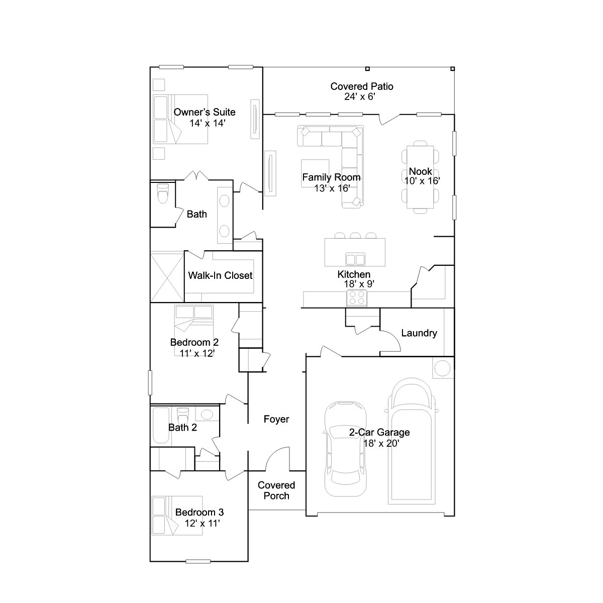 The First Light floor plan